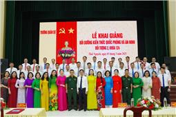 Nâng cao chất lượng giáo dục, bồi dưỡng kiến thức quốc phòng và an ninh
